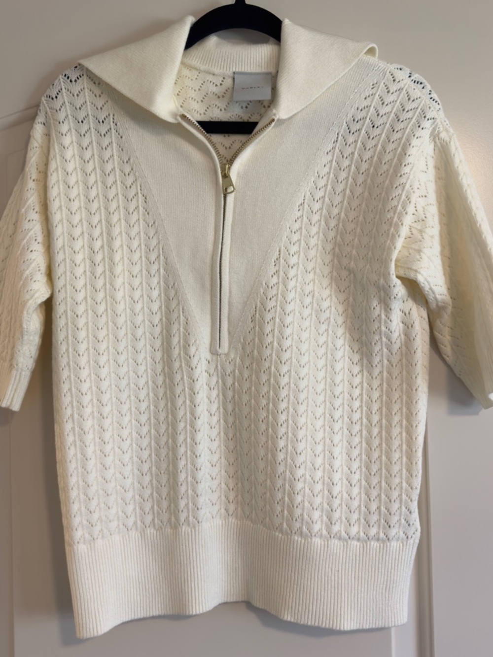 NWOT Varley Arney Half-Zip Knit Polo - size S/XS - Picture 6 of 7